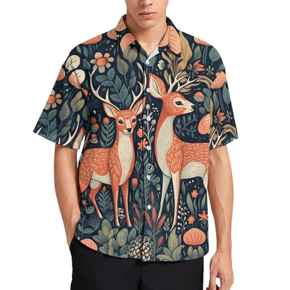 Men's Fashion Casual Printed Short Sleeve Shirts 2305106990