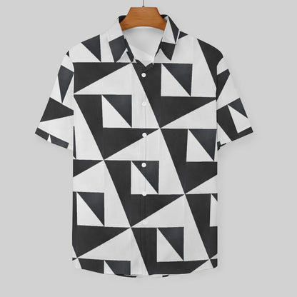 Men's Fashion Casual Printed Short Sleeve Shirts 2306101731