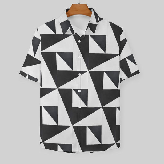 Men's Fashion Casual Printed Short Sleeve Shirts 2306101731