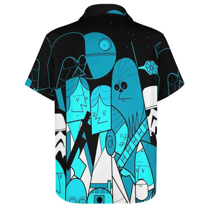 Men's Fashion Casual Printed Short Sleeve Shirts 2306101602