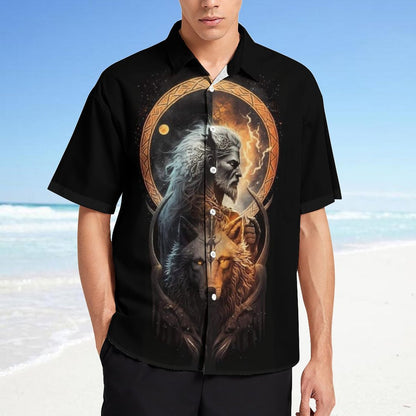 Men's Fashion Casual Printed Short Sleeve Shirts 2306101393