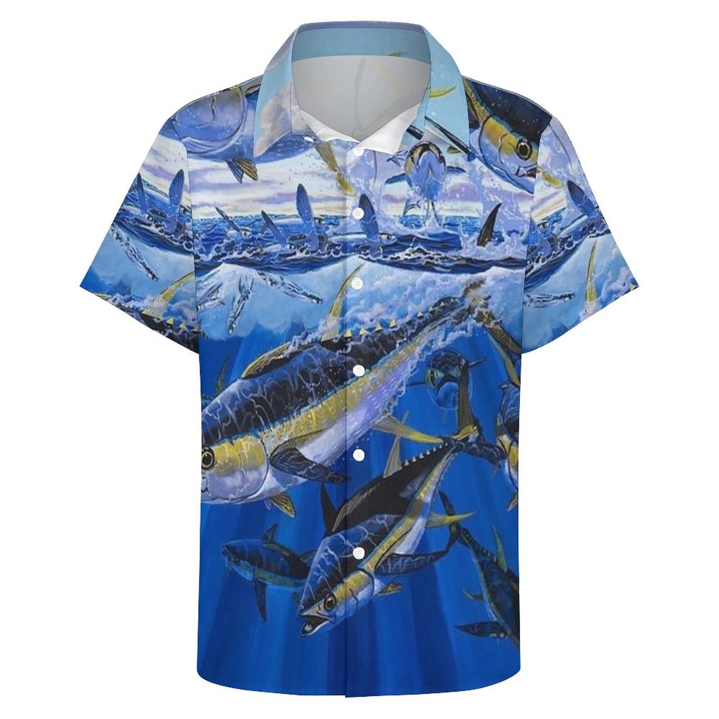 Men's Fashion Casual Printed Short Sleeve Shirts 2306101864