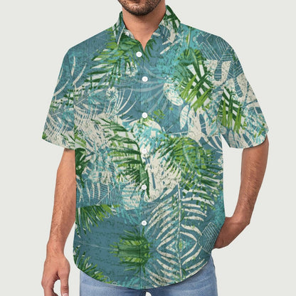 Men's Hawaiian Casual Short Sleeve Shirt 2305106118