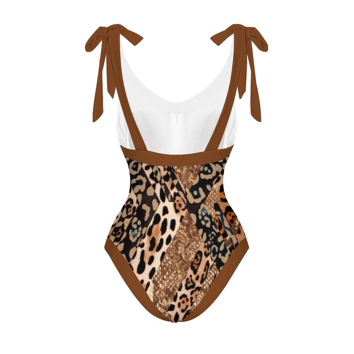 Casual Printed One-Piece Swimsuit And Cover Up 2305102691
