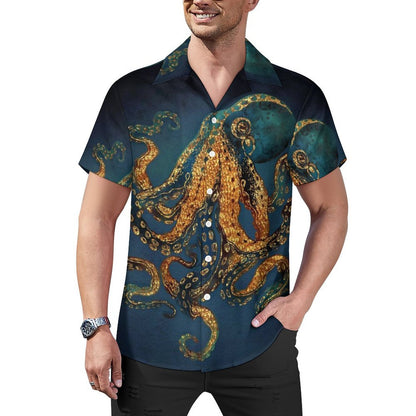 Men's Hawaiian Print Casual Shirt 2304108699