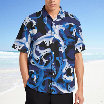 Men's Fashion Casual Printed Short Sleeve Shirts 2306100023