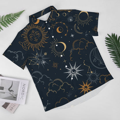 Men's Fashion Casual Printed Short Sleeve Shirts 2306101053