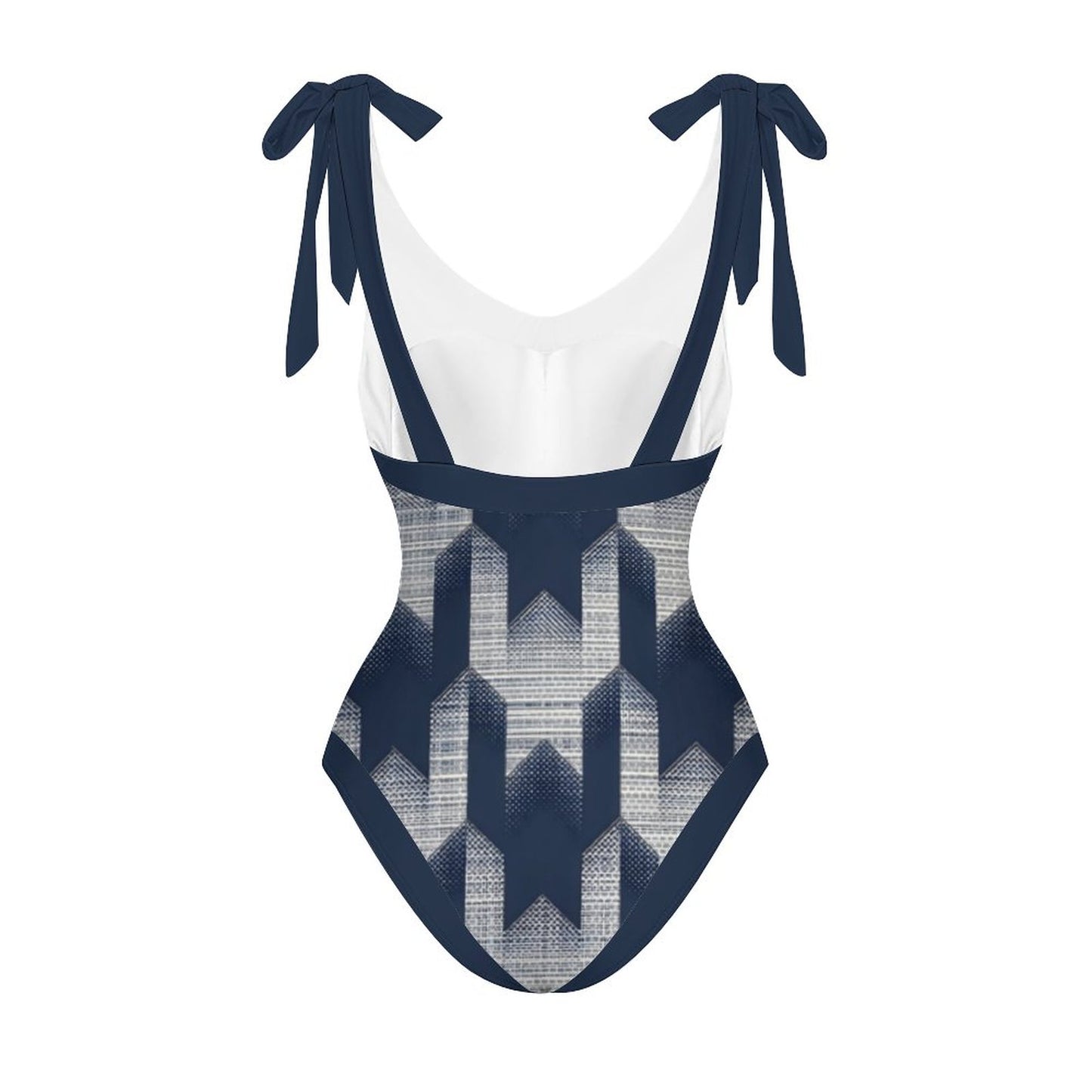 Casual Printed One-Piece Swimsuit And Cover Up 2305102480