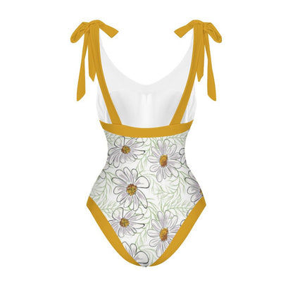 Casual Printed One-Piece Swimsuit And Cover Up 2305102677