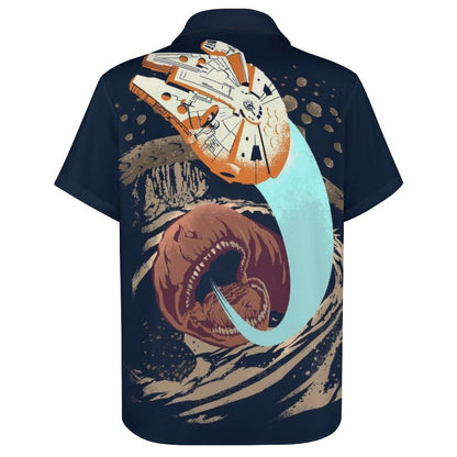 Men's Fashion Casual Printed Short Sleeve Shirts 2306101395
