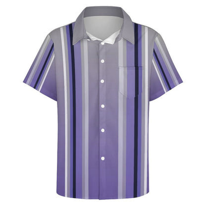 Men's Hawaiian Print Resort Shirt 2305100186