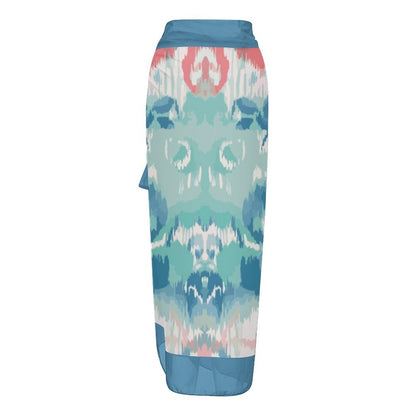 Casual Printed One Piece Swimsuit And Cover Up 2305105895
