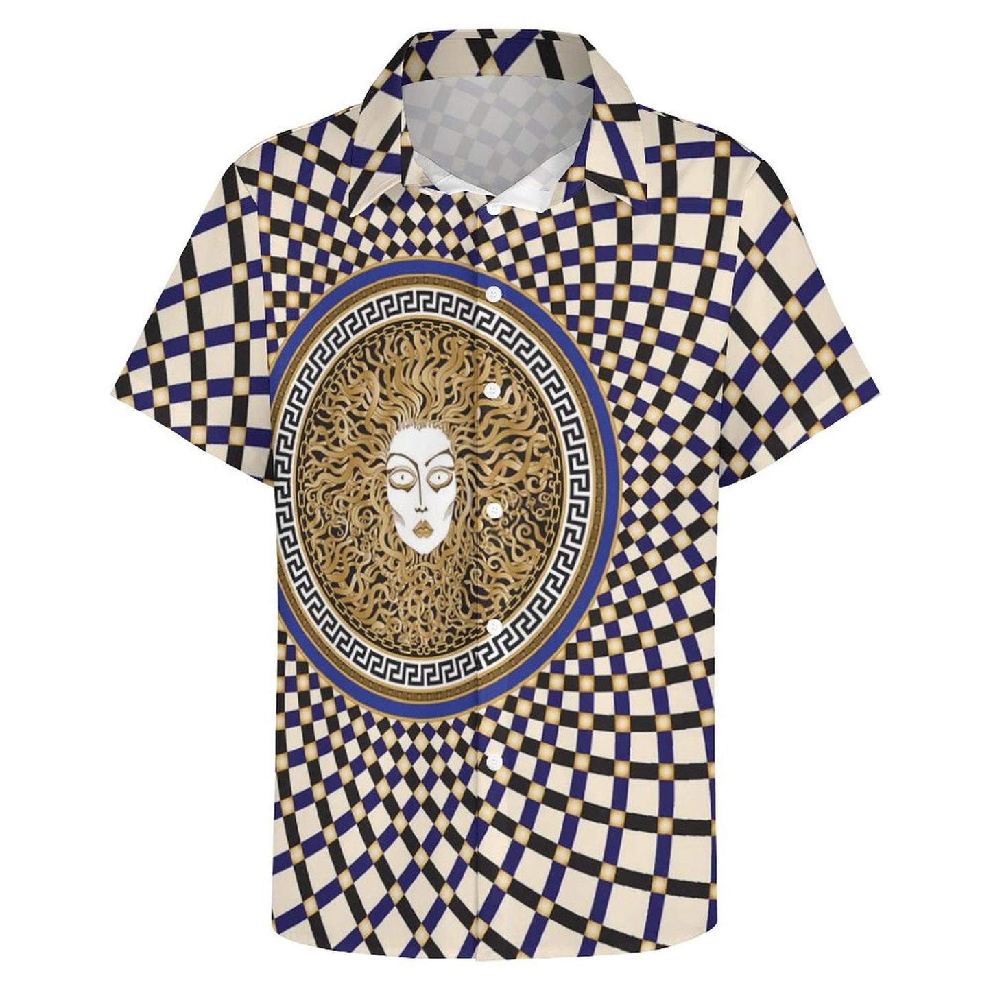 Men's Fashion Casual Printed Short Sleeve Shirts 2306100454