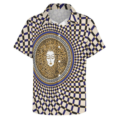 Men's Fashion Casual Printed Short Sleeve Shirts 2306100454