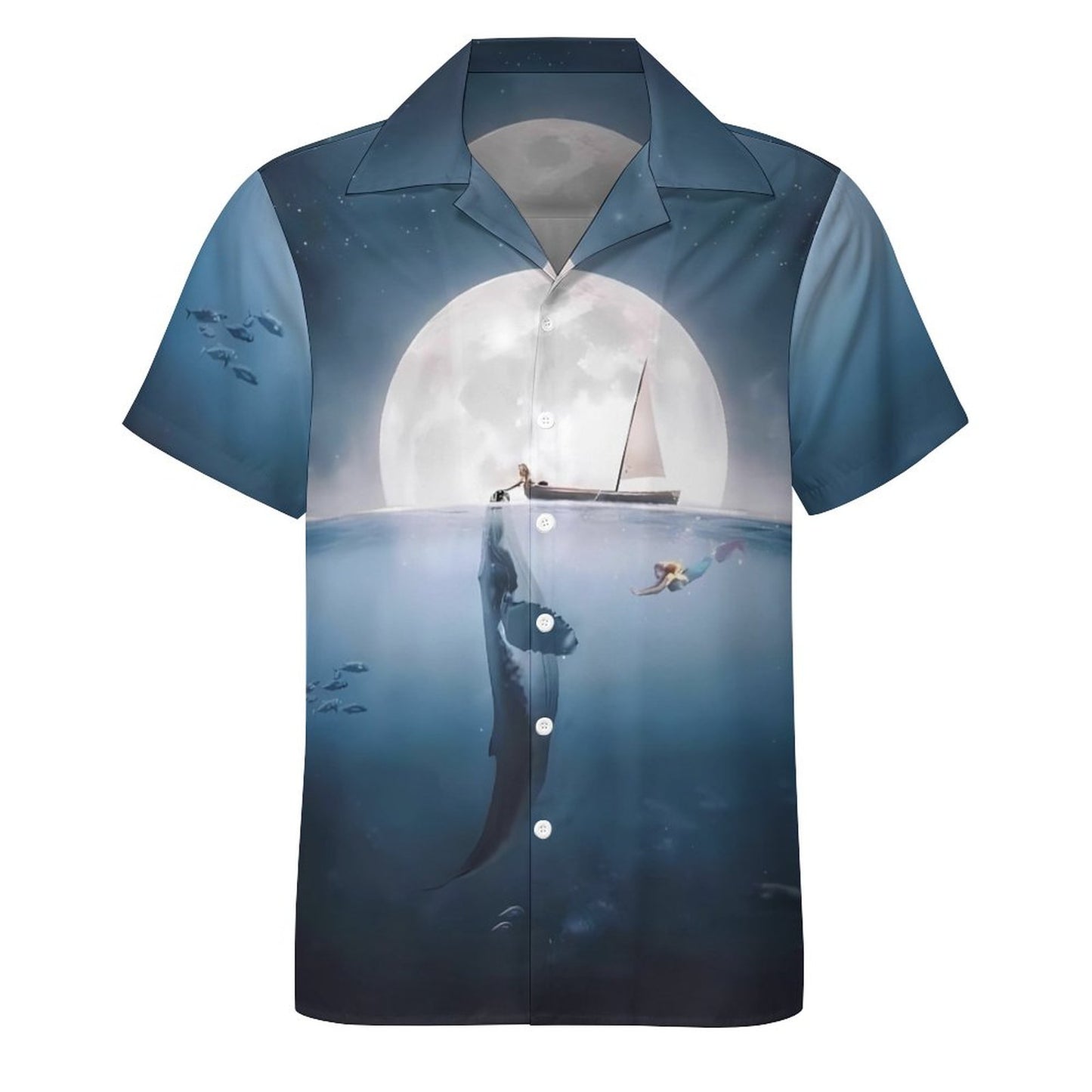 Men's Hawaiian Print Casual Shirt 2304109840