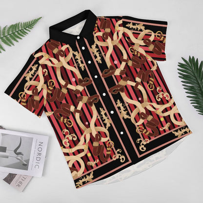 Men's Fashion Casual Printed Short Sleeve Shirts 2306101112