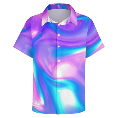 Men's Fashion Casual Printed Short Sleeve Shirts 2306101733