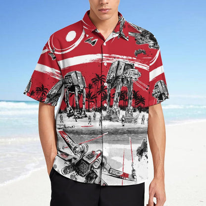 Men's Fashion Casual Printed Short Sleeve Shirts 2306101615