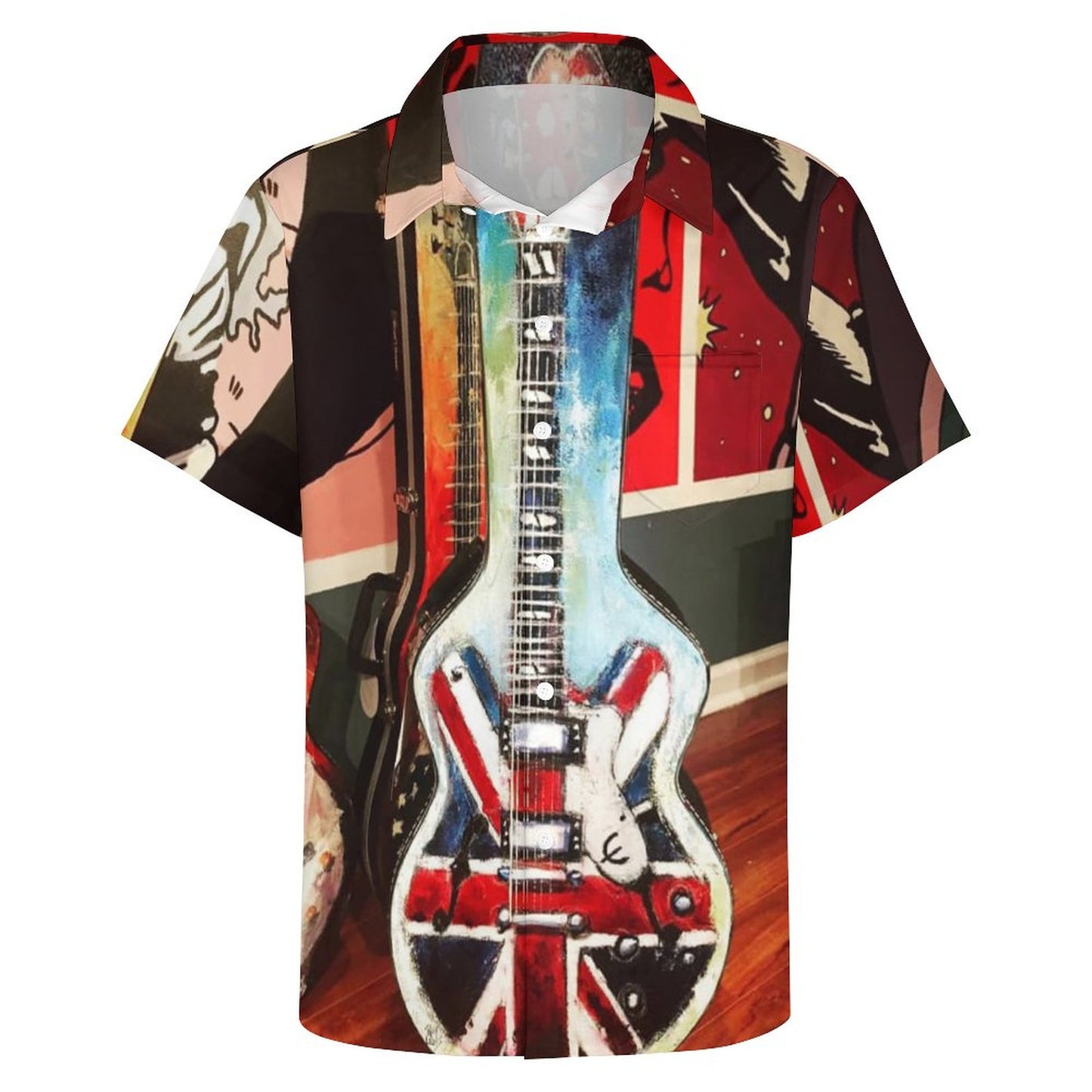 Men's Hawaiian Casual Short Sleeve Shirt 2306103508