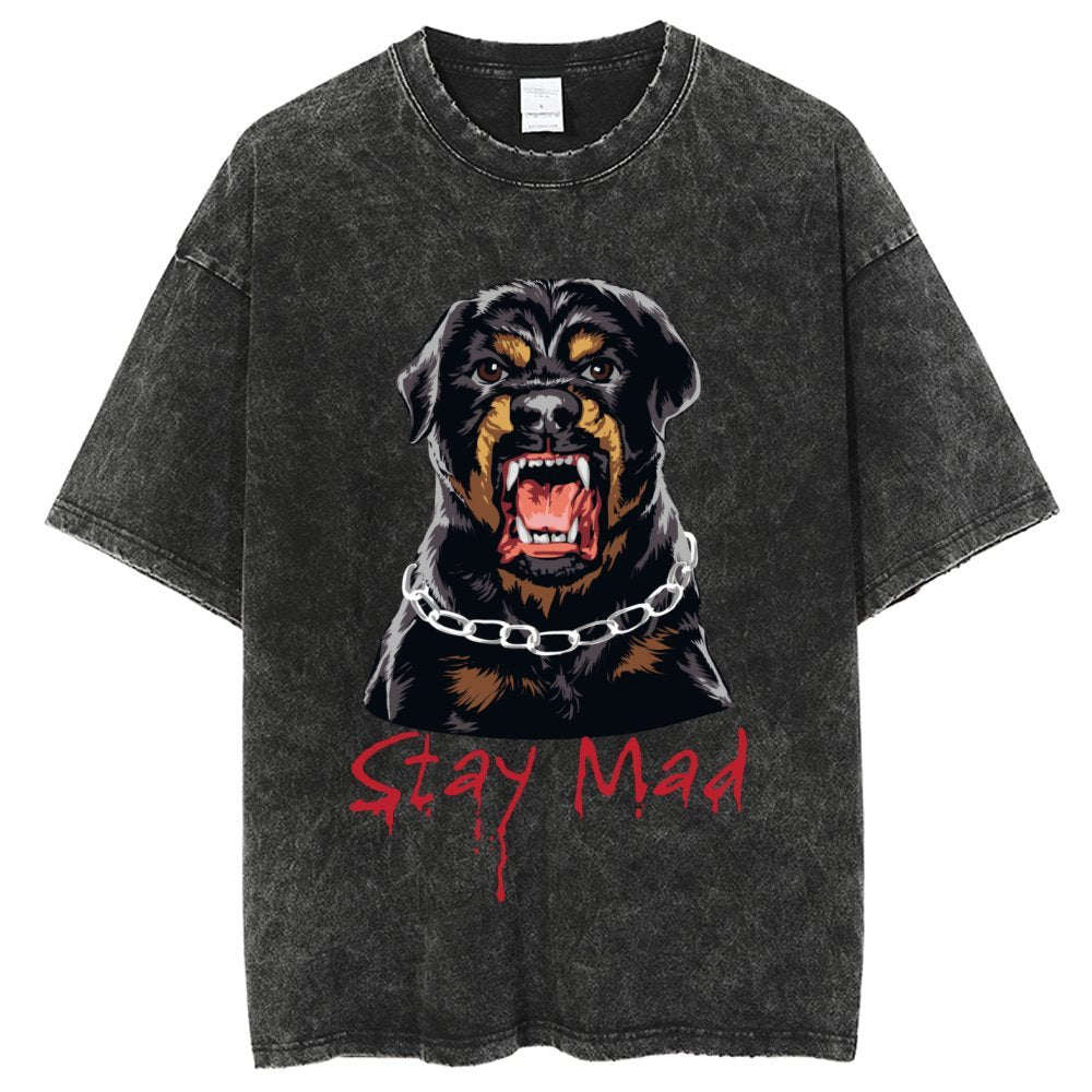 Unisex Vintage Solid Wash T-Shirts 2305102635