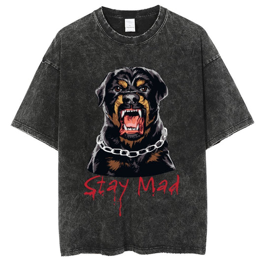 Unisex Vintage Solid Wash T-Shirts 2305102635