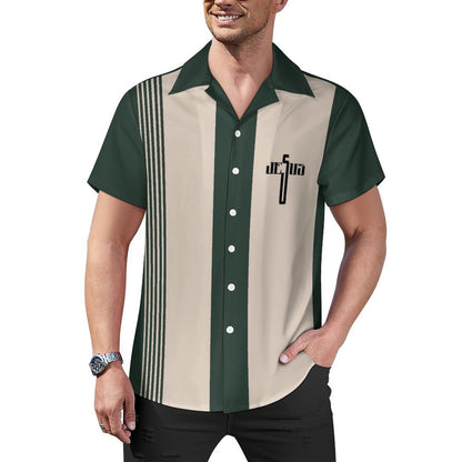 Men's Hawaiian Print Casual Shirt 2304104796