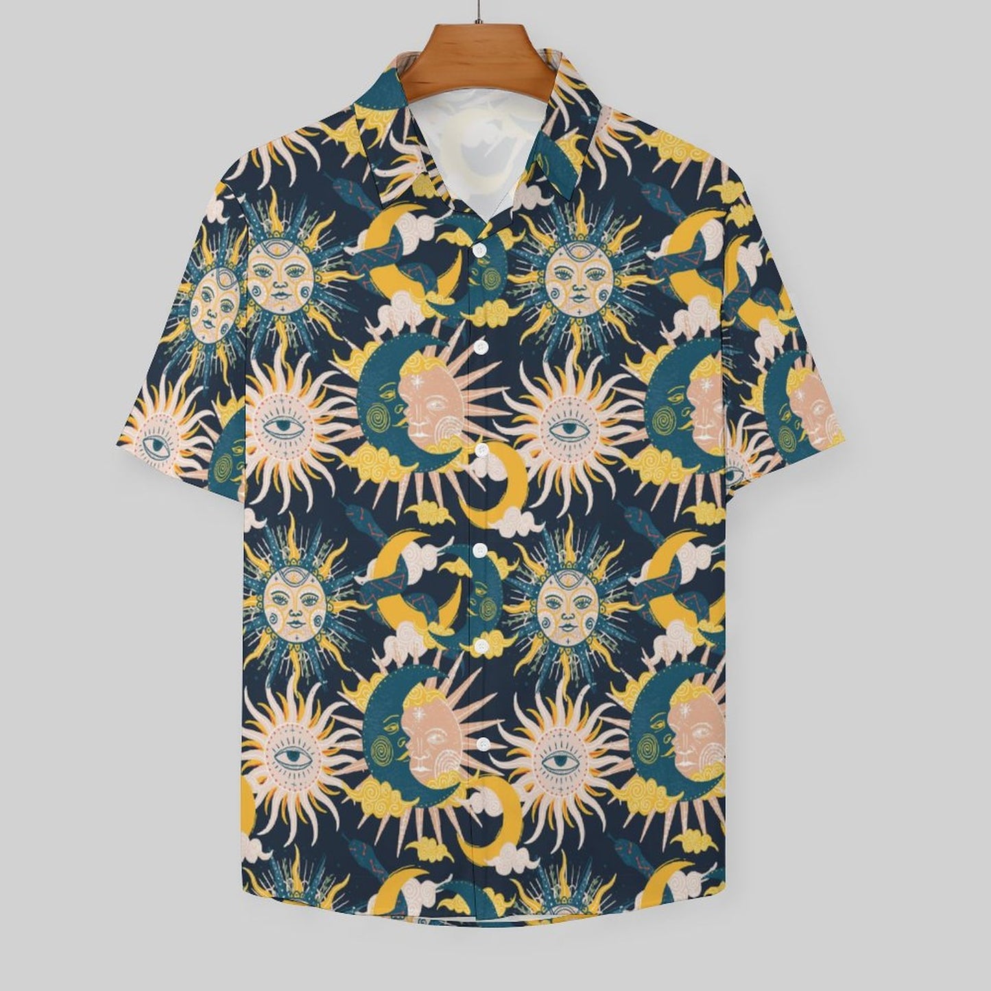Men's Fashion Casual Printed Short Sleeve Shirts 2306100968