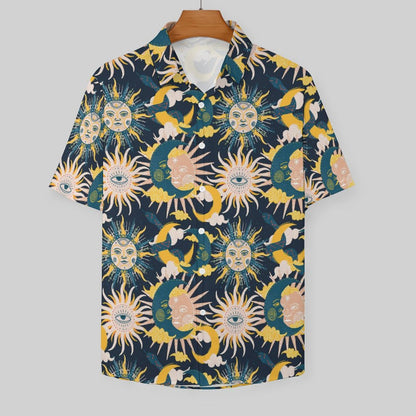 Men's Fashion Casual Printed Short Sleeve Shirts 2306100968