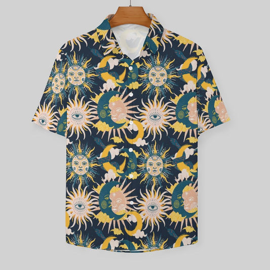 Men's Fashion Casual Printed Short Sleeve Shirts 2306100968