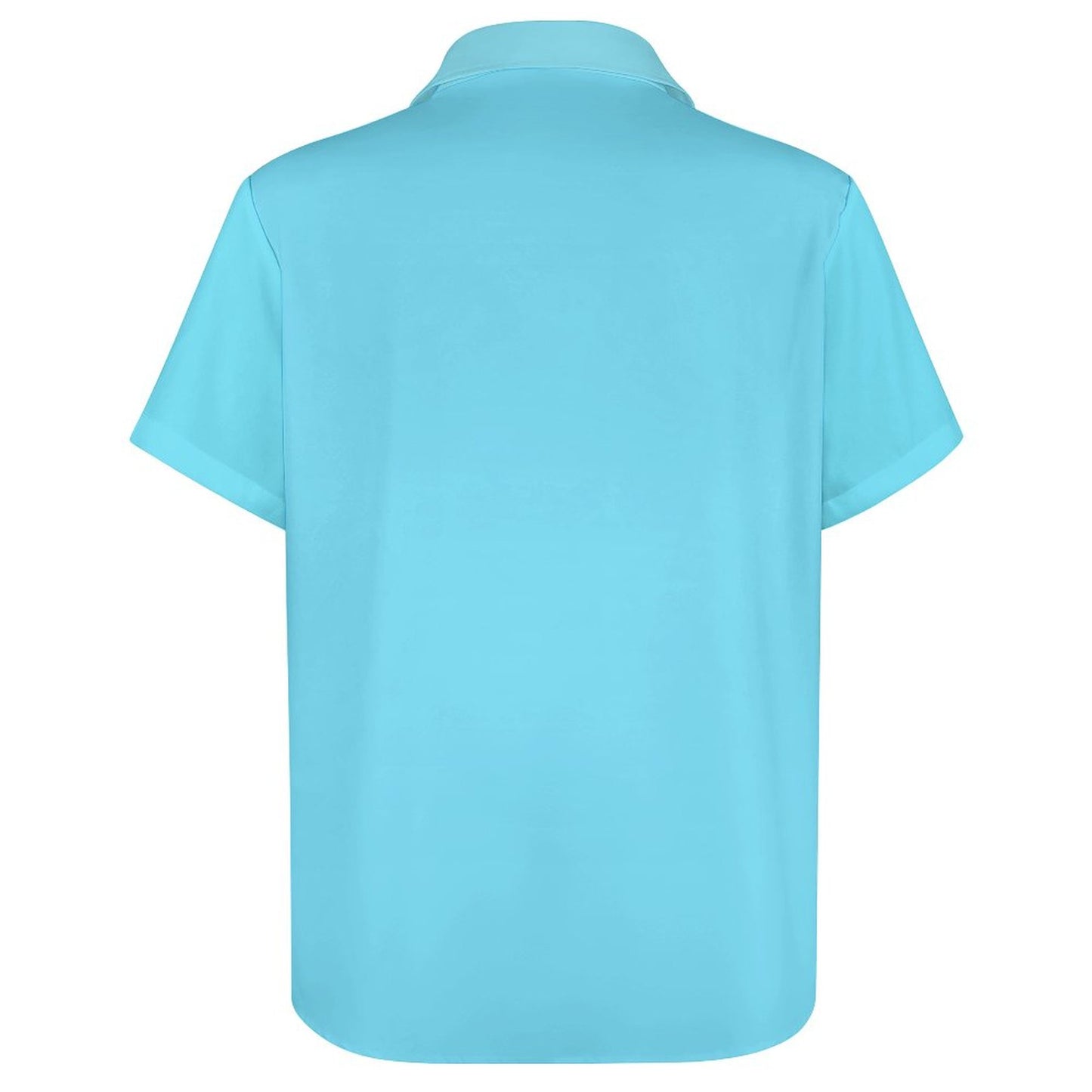 Men's Hawaiian Shark Print Resort Shirt