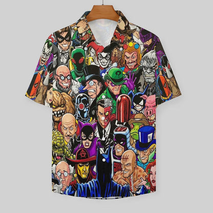 Men's Fashion Casual Printed Short Sleeve Shirts 2306104356
