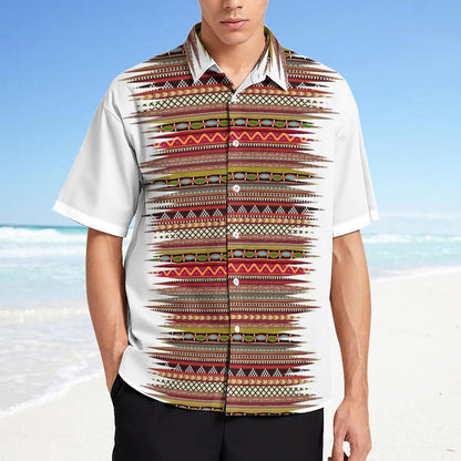 Men's Fashion Casual Printed Short Sleeve Shirts 2306101505