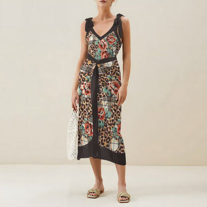 Casual Printed One-Piece Swimsuit And Cover Up 2305102868