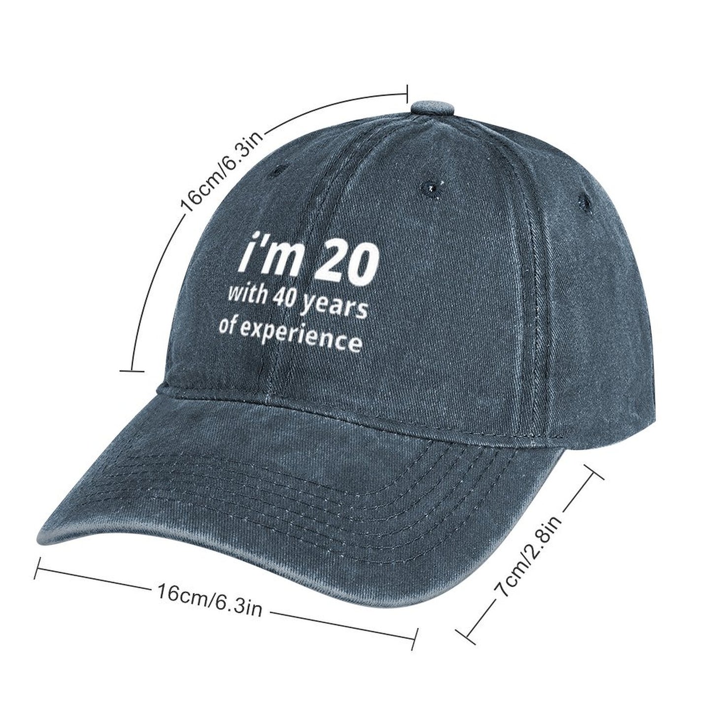 JOC Washed Denim Baseball Cap 2305102593