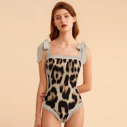 Fashion Printed One Piece Swimsuit And Cover Up 2305104496