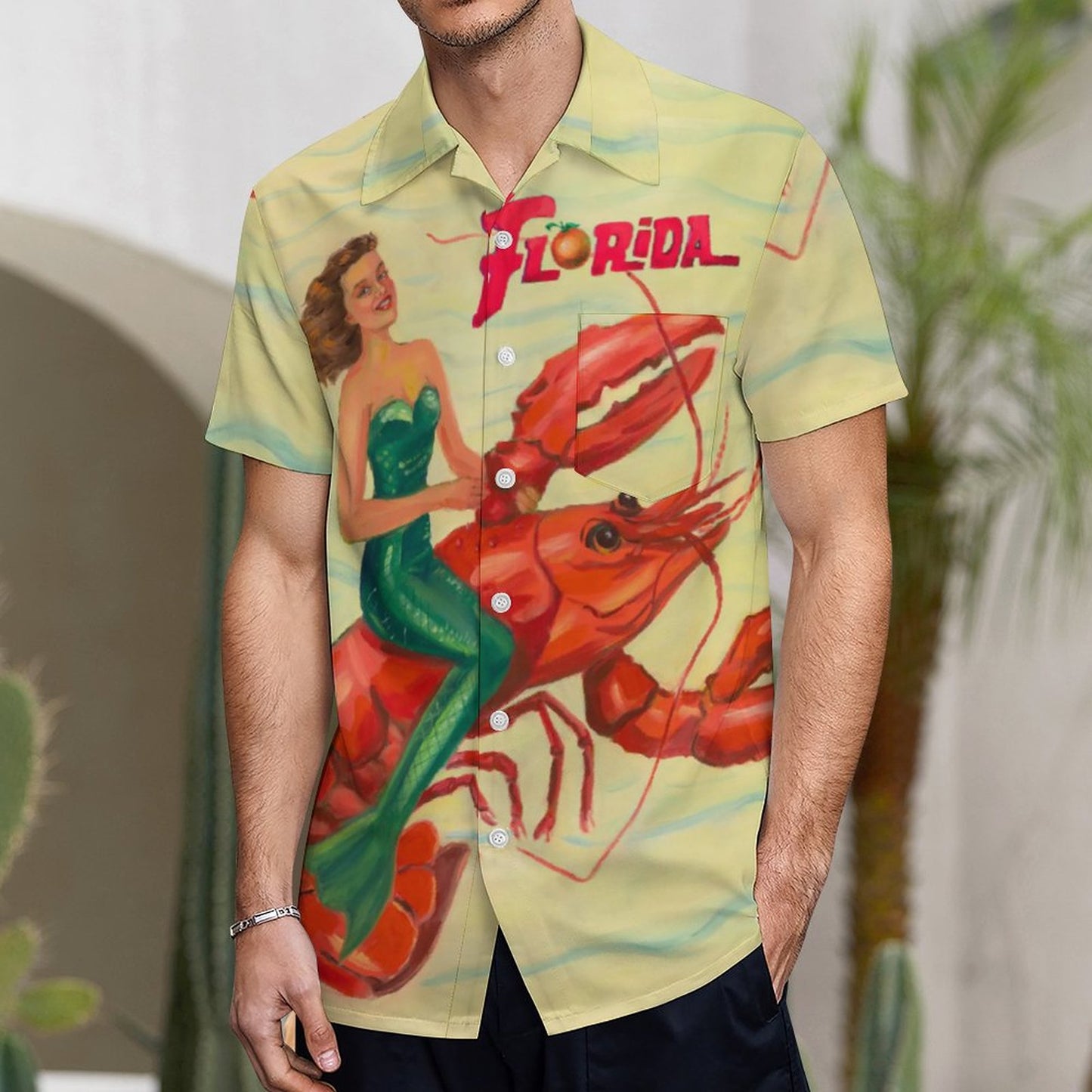 Men's Hawaiian Casual Short Sleeve Shirt 2306100921