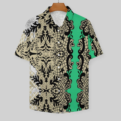 Men's Fashion Casual Printed Short Sleeve Shirts 2306101116