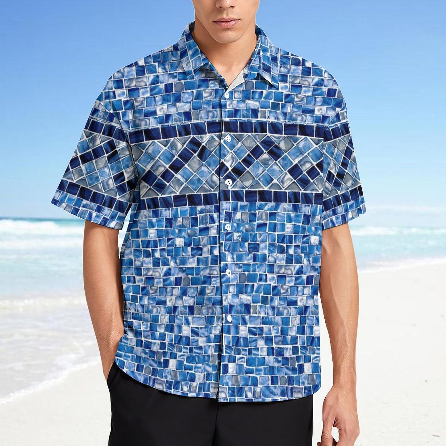 Men's Fashion Casual Printed Short Sleeve Shirts 2306101891