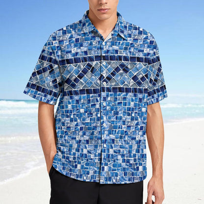 Men's Fashion Casual Printed Short Sleeve Shirts 2306101891