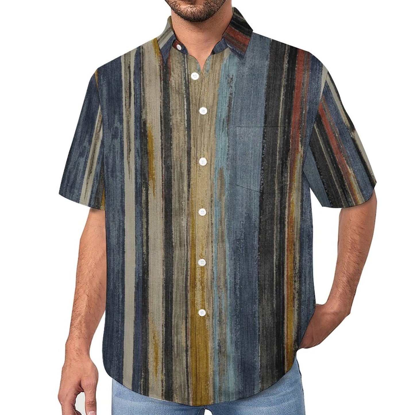 Men's Hawaiian Casual Short Sleeve Shirt 2306104244