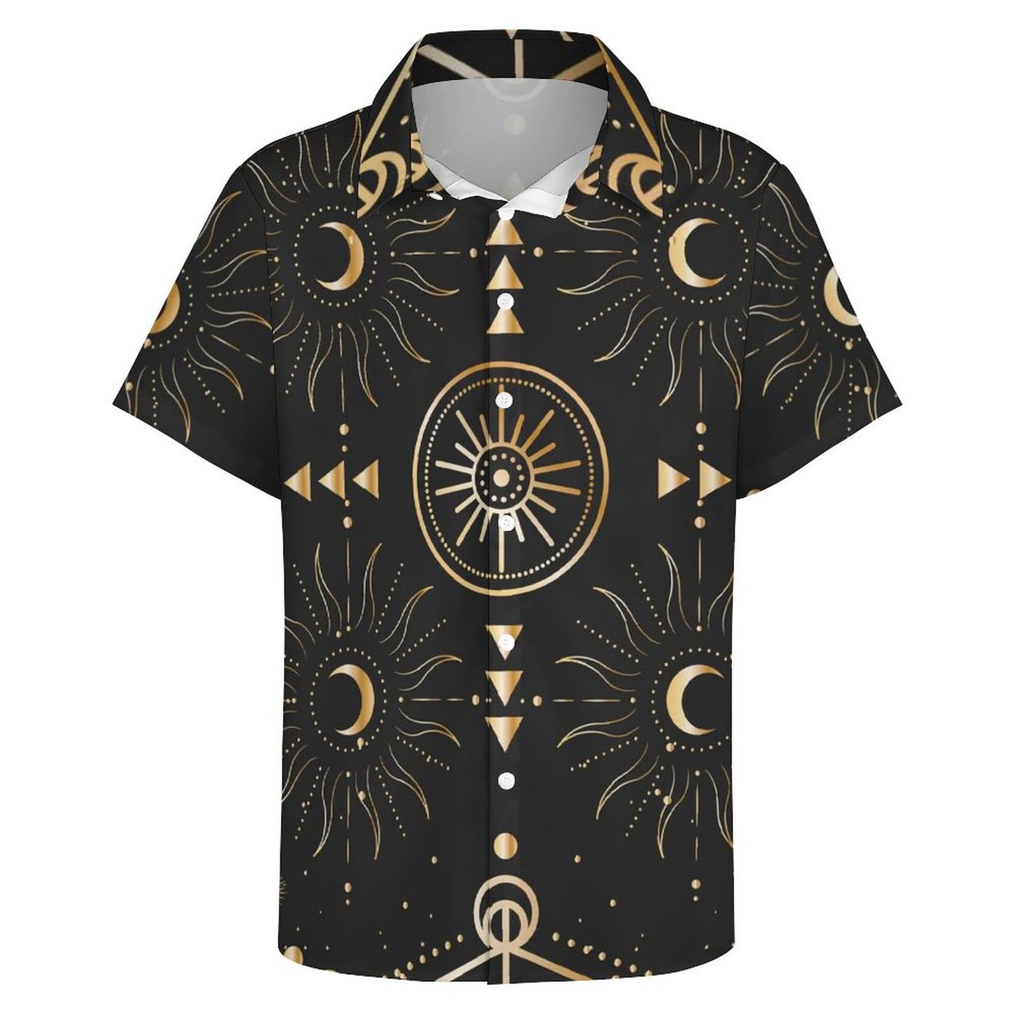 Men's Fashion Casual Printed Short Sleeve Shirts 2306101054