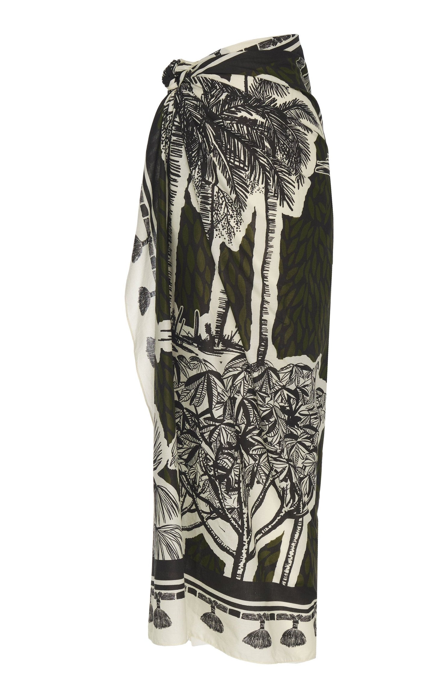 Vintage Print Beach Bikini Set