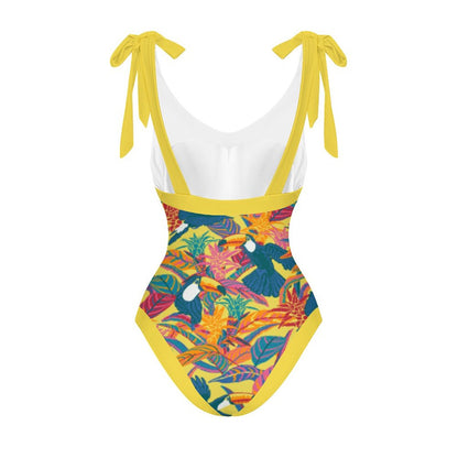 Casual Printed One Piece Swimsuit And Cover Up 2306101889