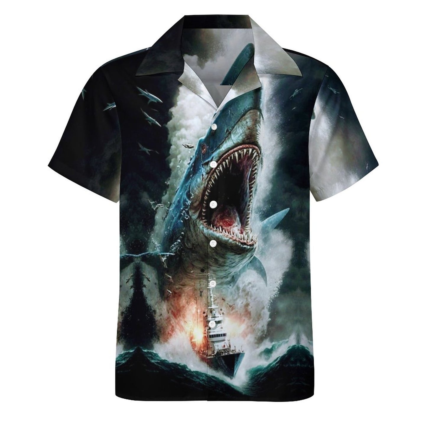 Men Hawaiian Casual Short Sleeve Shirt 2306101371