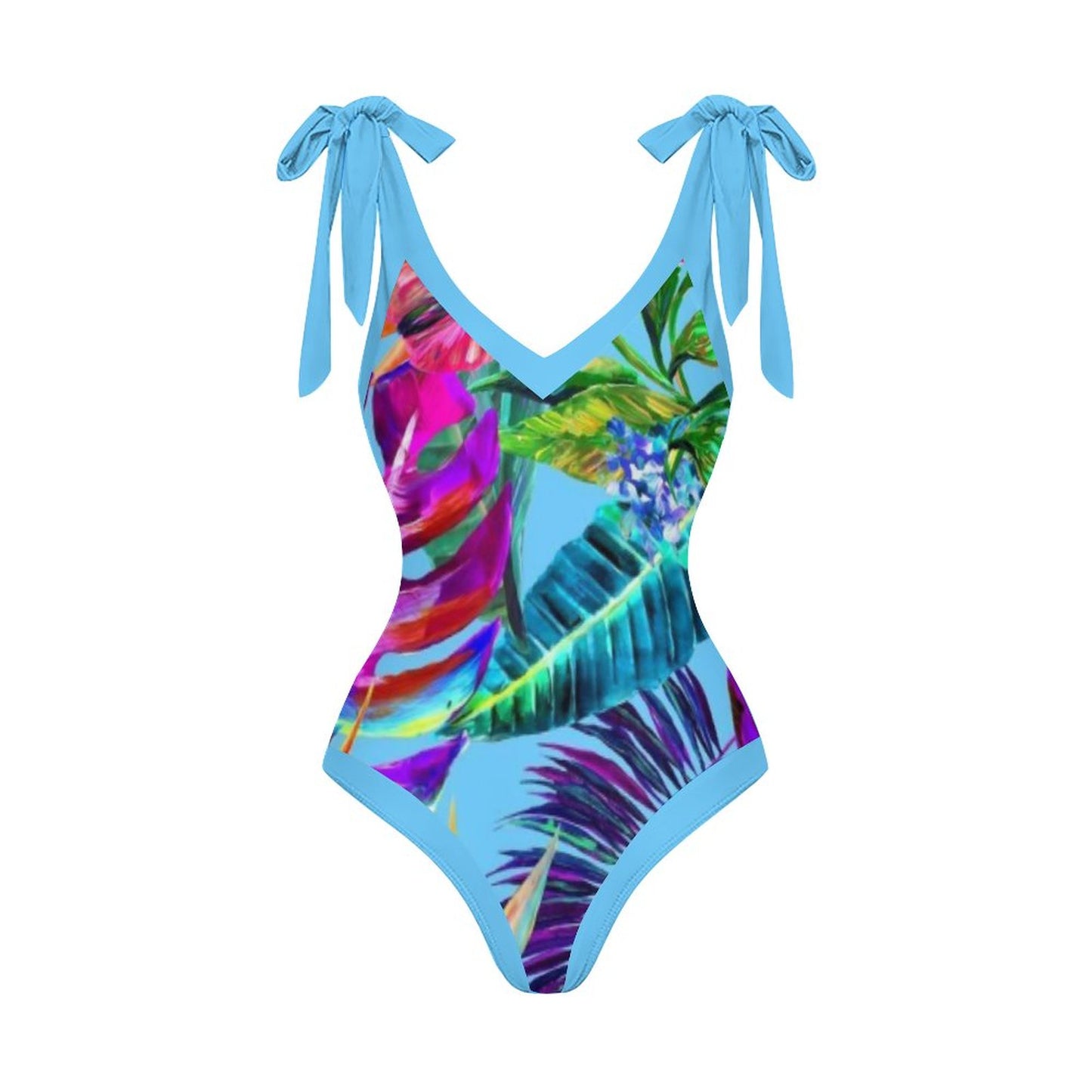 Casual Printed One Piece Swimsuit And Cover Up 2306102468