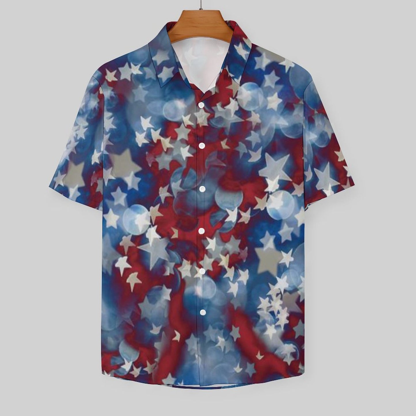 Men's Hawaiian Print Resort Shirt 2305101458