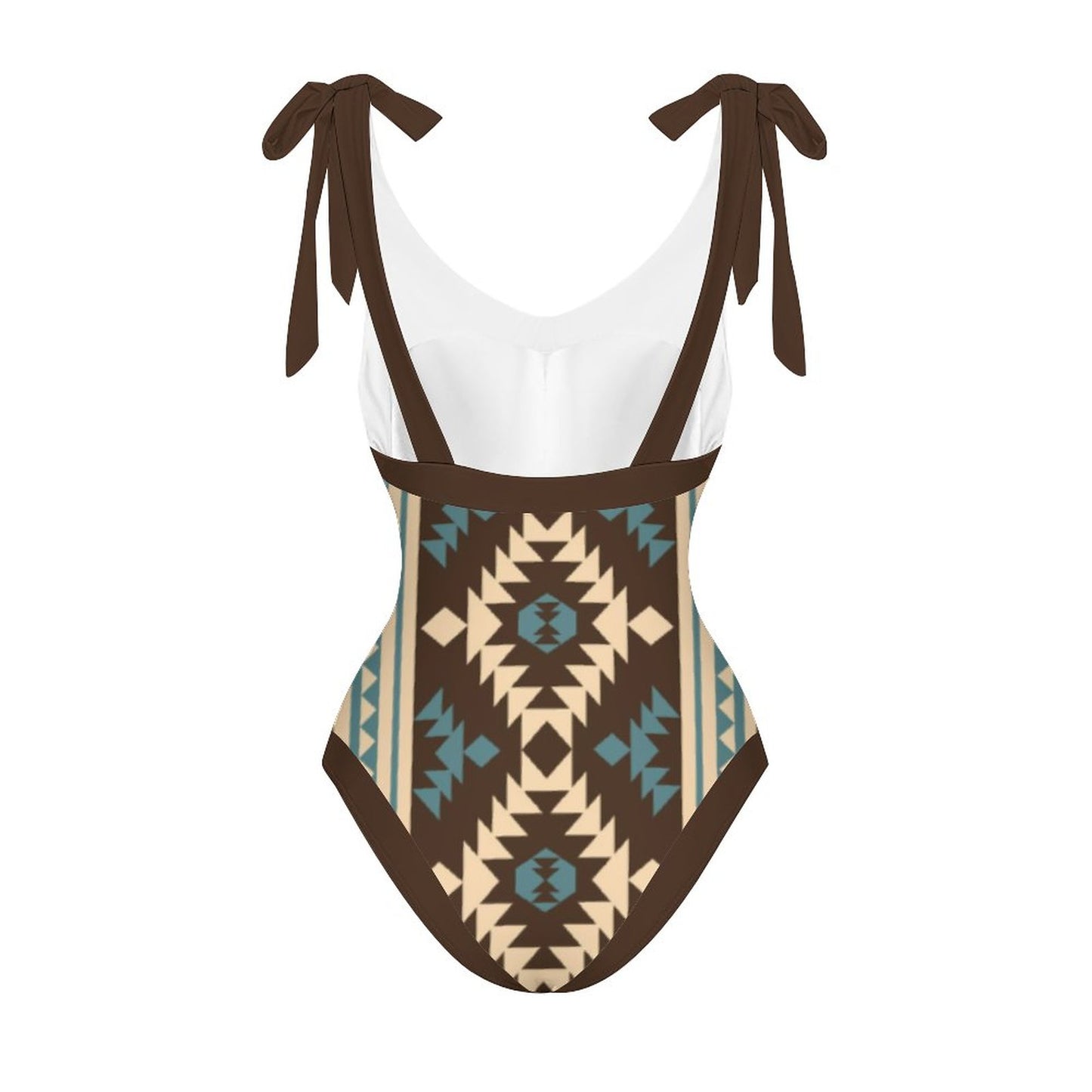 Casual Printed One-Piece Swimsuit And Cover Up 2305102760
