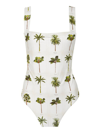 Fashion Beach Embroidered One Piece Swimsuit