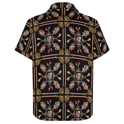 Men's Fashion Casual Printed Short Sleeve Shirts 2306100017
