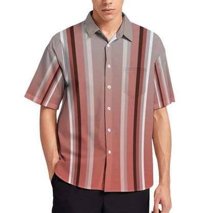 Men's Hawaiian Print Resort Shirt 2305100185